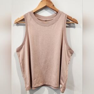 Vuori Energy Tank Top Womens Large XL ? Sleeveless Athletic Yoga EUC Heather